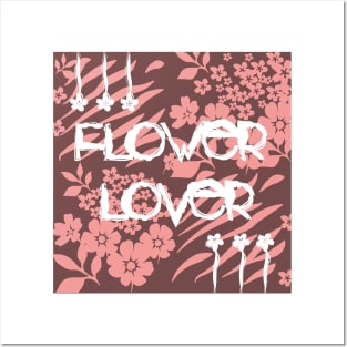 FLOWER LOVER Posters and Art